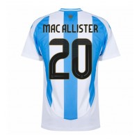 Dres Argentína Alexis Mac Allister #20 Domáci Copa America 2024 Krátky Rukáv